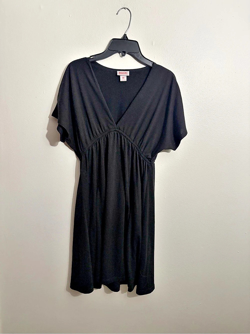 Mossimo Supply Co. Black Midi Dress Size Small Like New